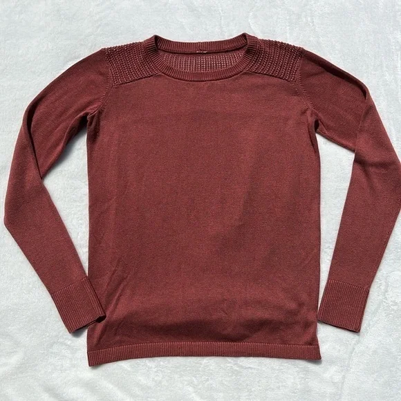 Lululemon Back to Balance Long Sleeve Sweater Rustic Clay Size XS Excellent - Picture 3 of 15